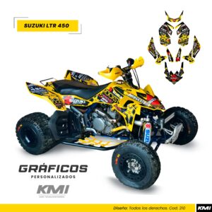 Kit de Gráficos SUZUKI LTR. 450 stickers personalizados
